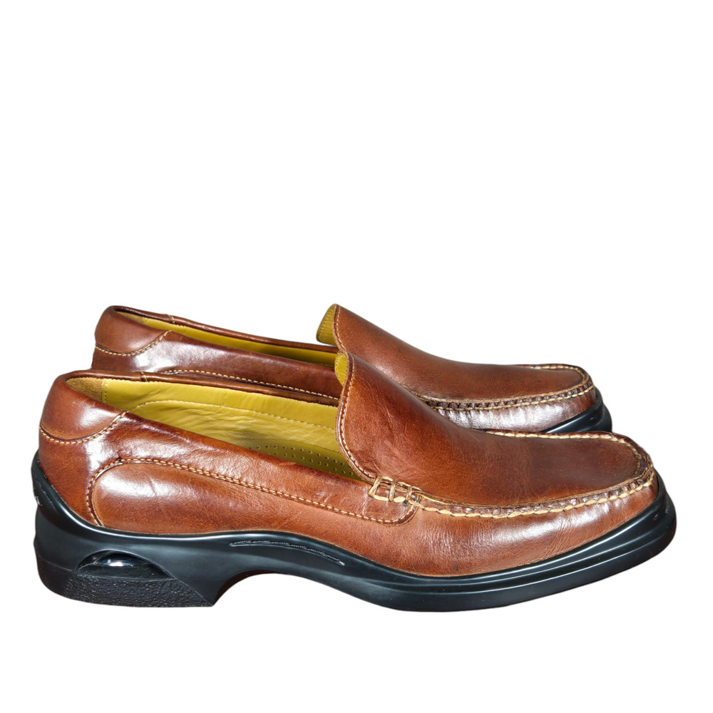 Cole‎ Haan Santa Barbara Loafers Mens Size 8.5 Saddle Tan Leather Casual Comfort